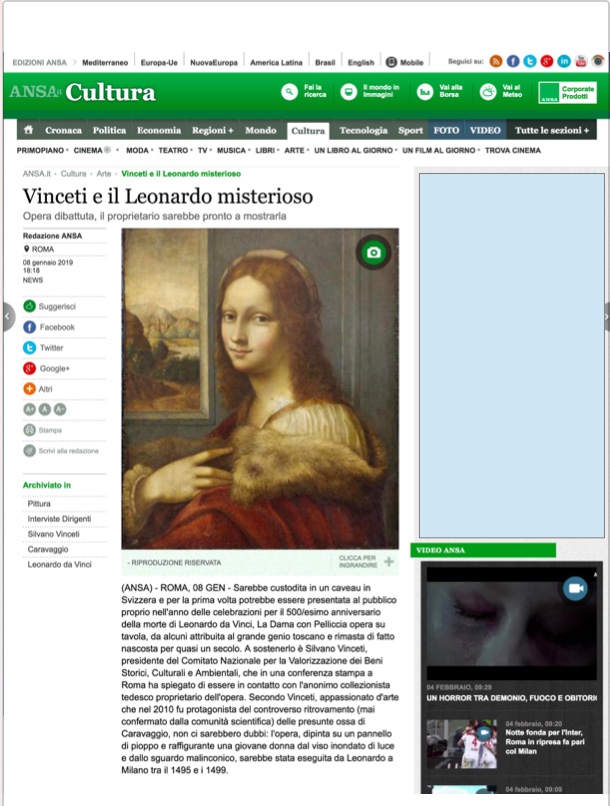 Vinceti e il Leonardo misterioso