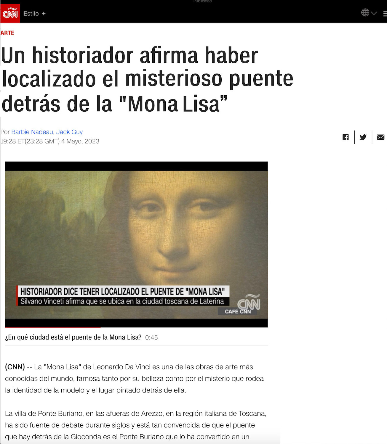CNN Spagna - Un historiador afirma haber localizado el misterioso puente detrás de la 
